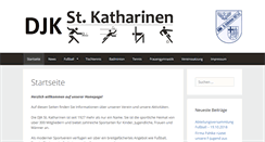Desktop Screenshot of djk-sankt-katharinen.de