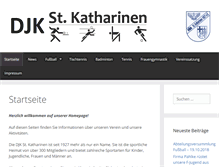 Tablet Screenshot of djk-sankt-katharinen.de